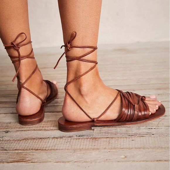 Free People Cami Huarache Wrap Sandals US 8 - Picture 2 of 9